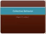 Collective Behavior - slide 1