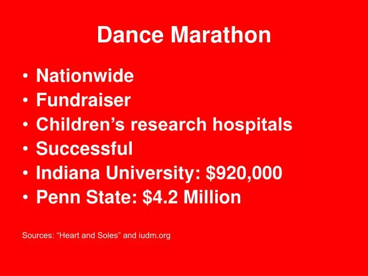 dance marathon
