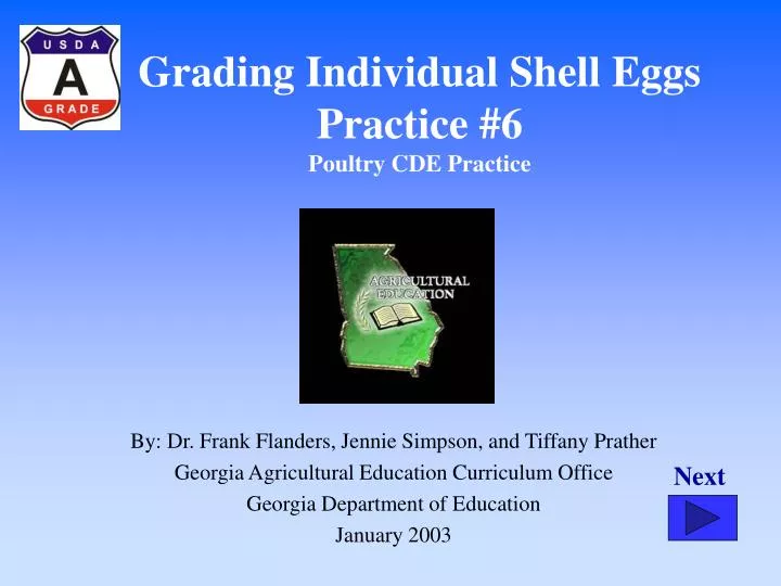 grading individual shell eggs practice 6 poultry cde practice