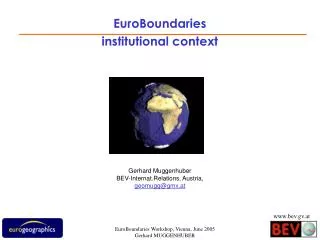 EuroBoundaries institutional context