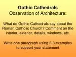 Gothic Architecture - slide 1