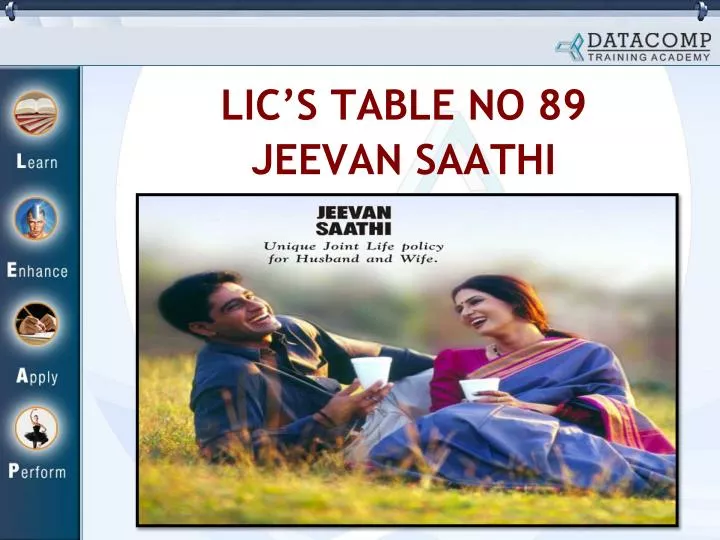 lic s table no 89 jeevan saathi