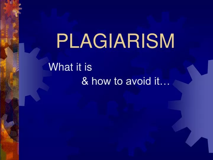 plagiarism