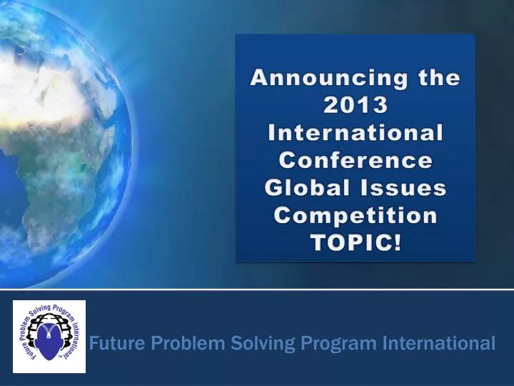 future problem solving program international