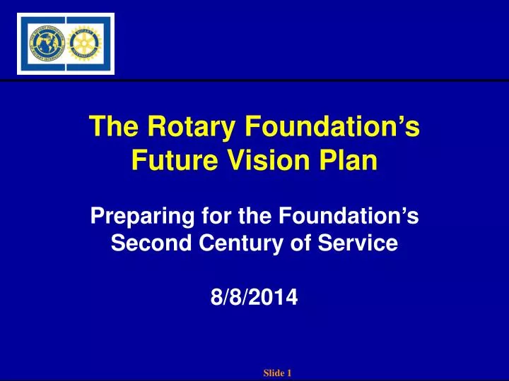 the rotary foundation s future vision plan