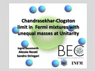 Chandrasekhar- Clogston limit in Fermi mixtures with unequal masses at Unitarity