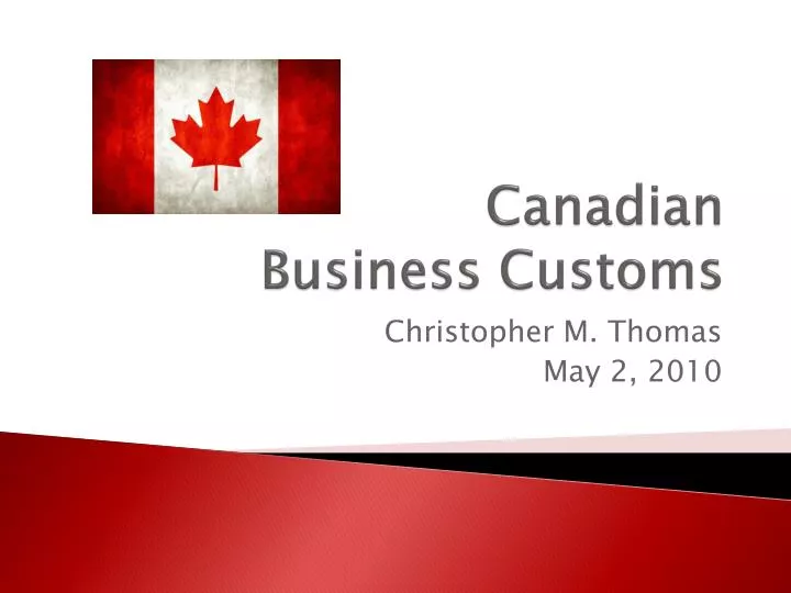canadian business customs