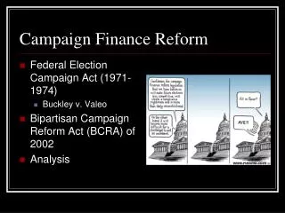 campaign finance reform