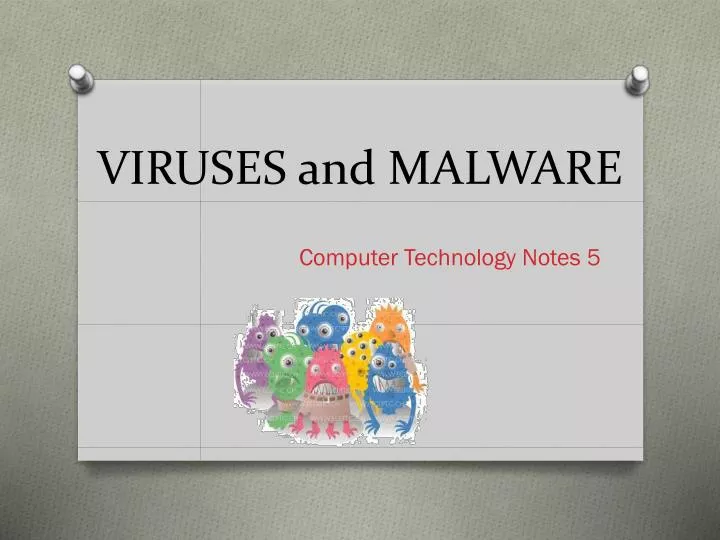 viruses and malware