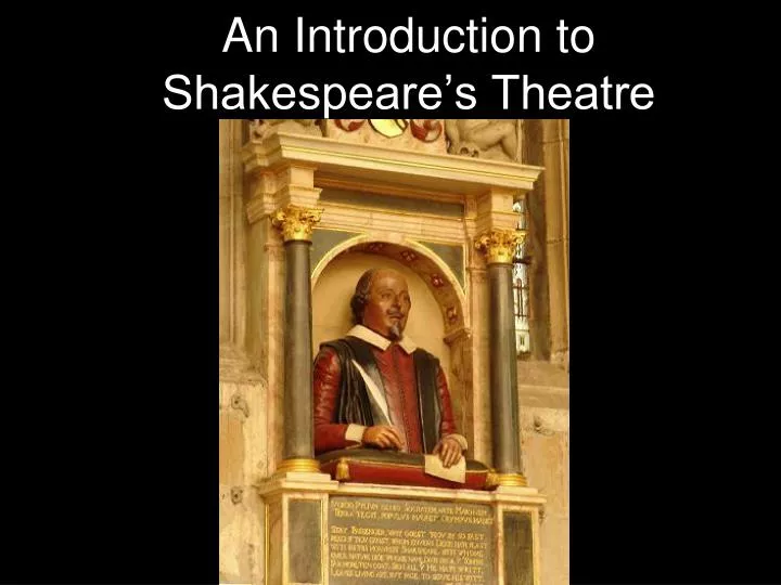 an introduction to shakespeare s theatre