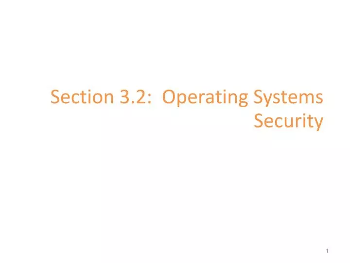 section 3 2 operating systems security