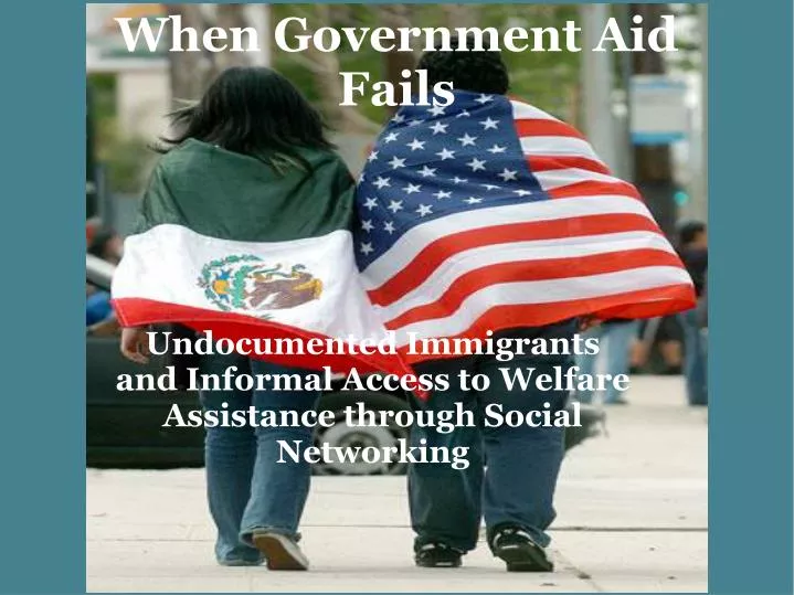 when government aid fails