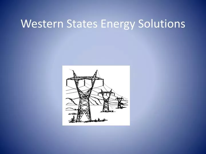 western states energy solutions