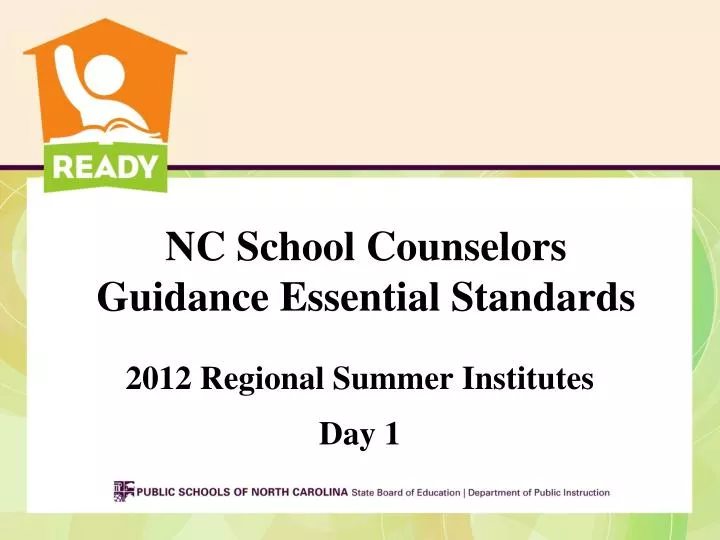 nc school counselors guidance essential standards