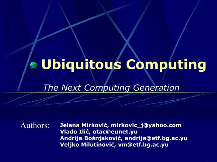 the next computing generation