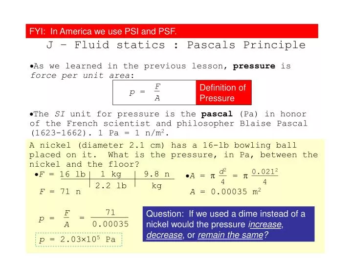 topic 2 2 extended j fluid statics pascals principle