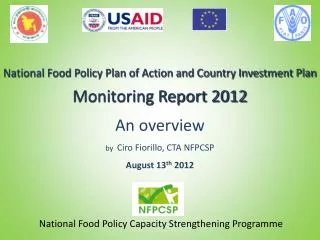 National Food Policy Capacity Strengthening Programme