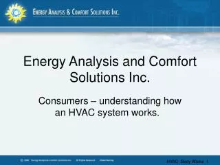 Energy Analysis and Comfort Solutions Inc.