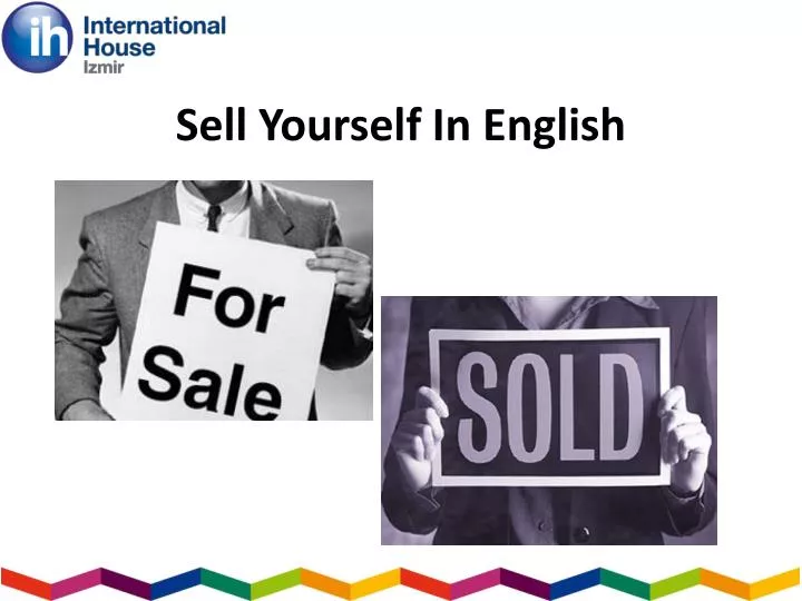 sell yourself in english