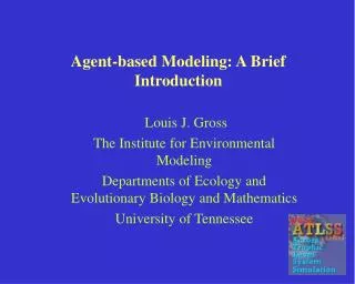 Agent-based Modeling: A Brief Introduction