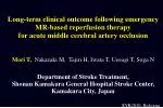 Long-term clinical outcome following emergency MR-based reperfusion therapy - slide 1