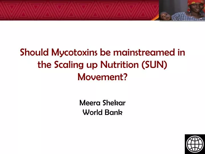should mycotoxins be mainstreamed in the scaling up nutrition sun movement meera shekar world bank