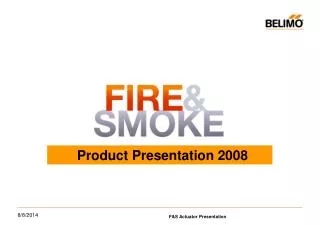 Product Presentation 2008