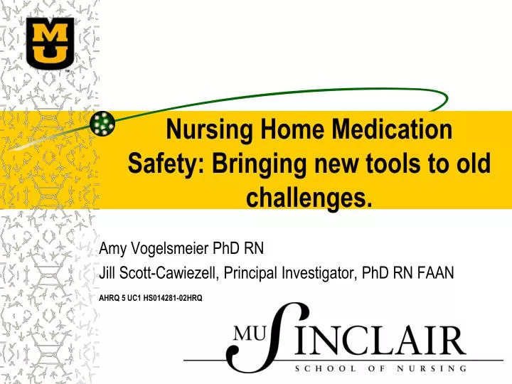nursing home medication safety bringing new tools to old challenges