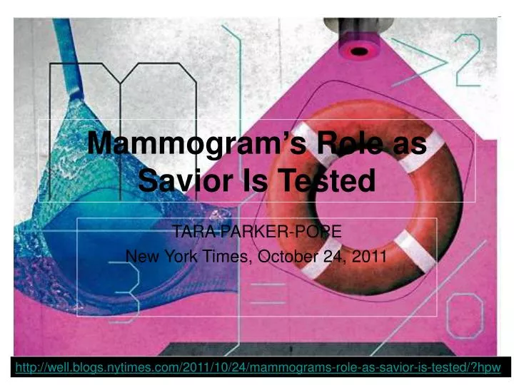 mammogram s role as savior is tested