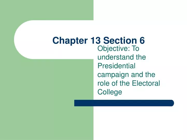 chapter 13 section 6