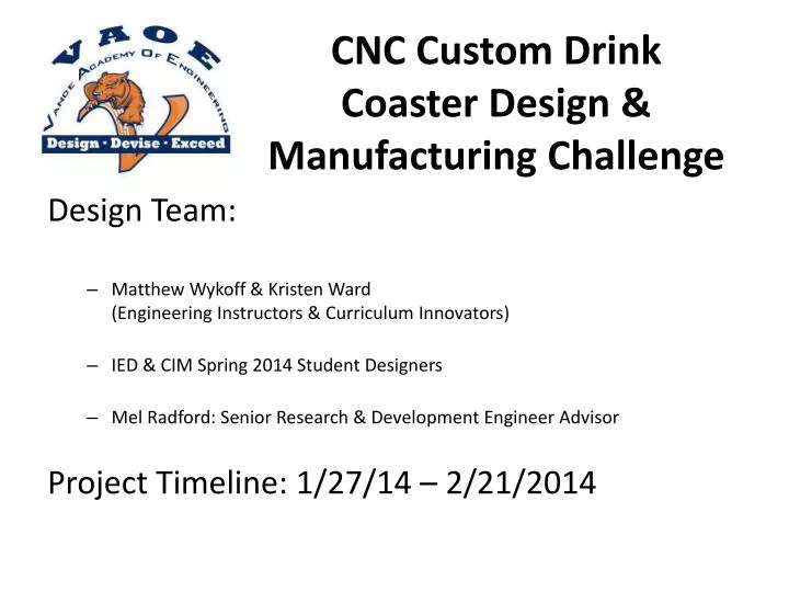 cnc custom drink coaster design manufacturing challenge