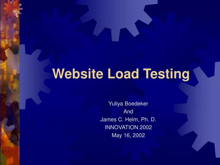 website load testing