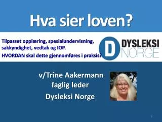hva sier loven