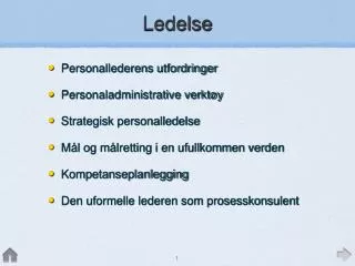 ledelse