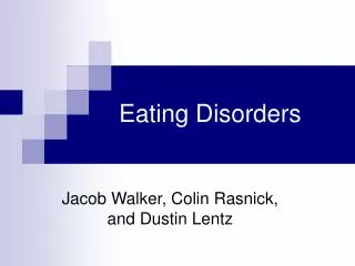 Eating Disorders