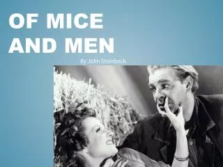 Of mice and men