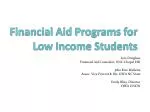 Financial Aid Programs for Low-Income Students: Carolina Covenant, Pack Promise & More - slide 1