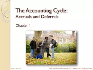 The Accounting Cycle: Accruals and Deferrals