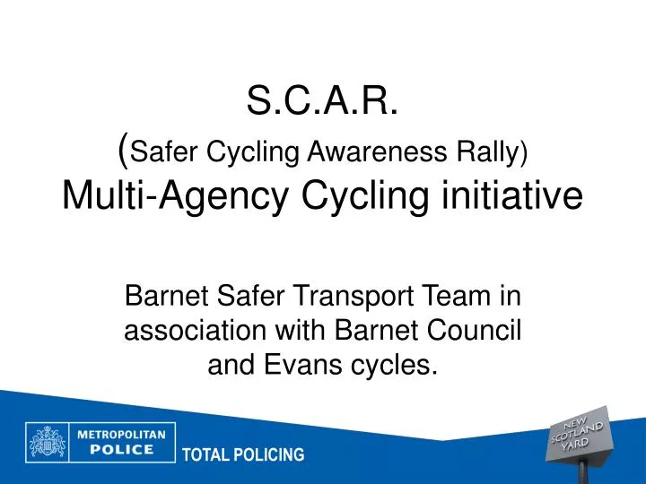 s c a r safer cycling awareness rally multi agency cycling initiative