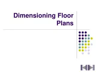 Dimensioning Floor Plans