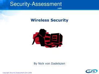 Wireless Security By Nick von Dadelszen