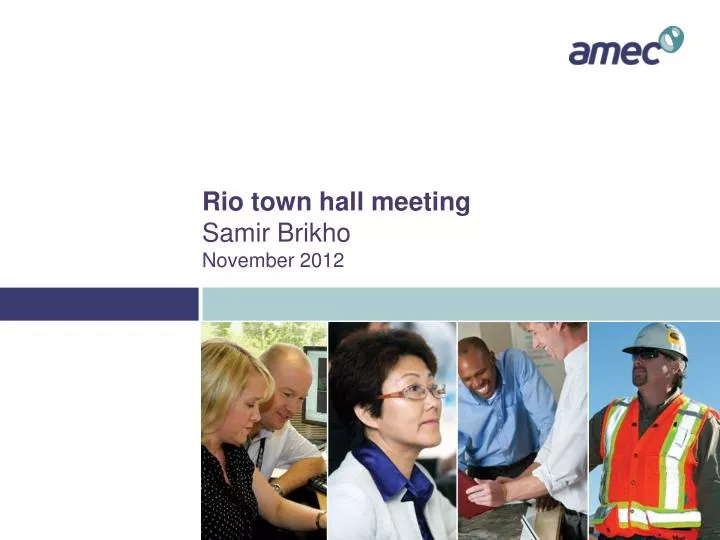 rio town hall meeting samir brikho november 2012