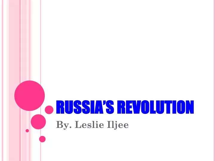 russia s revolution