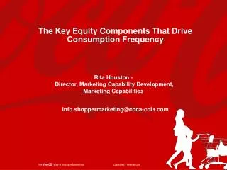 The Key Equity Components That Drive Consumption Frequency