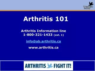 Arthritis 101