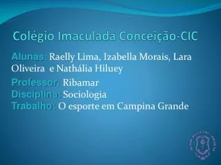 col gio imaculada concei o cic