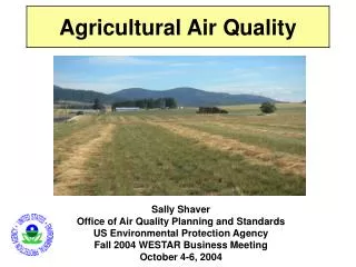 Clean Air 		Sustainable Agriculture 			Sound Land Management 				Clean Water 			Key elements: