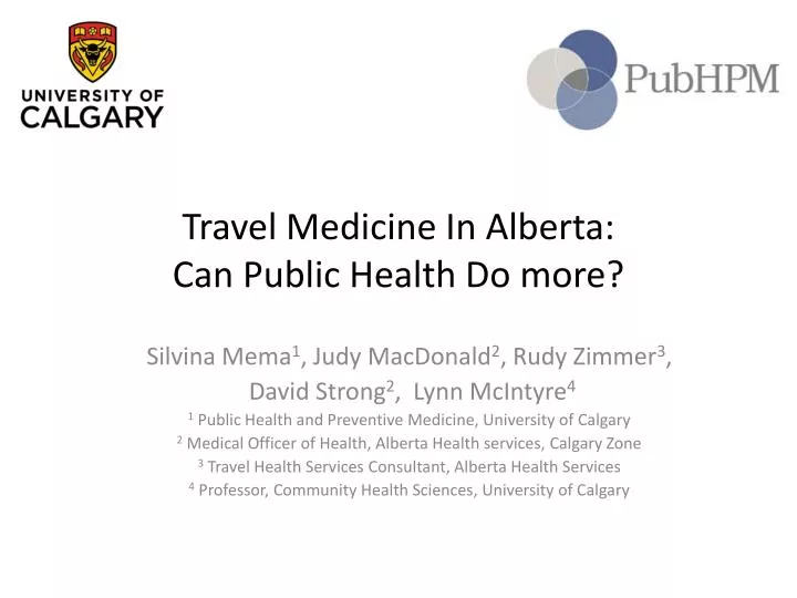 travel medicine i n alberta can public health d o more