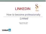 LinkedIn - slide 1