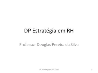 dp estrat gia em rh